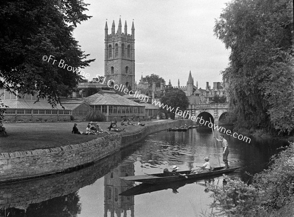 MAGDALEN TOWER FROM RIVER